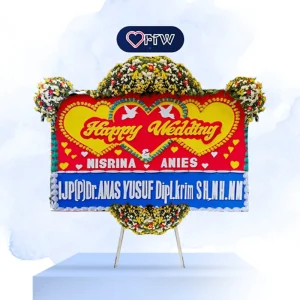 Karangan Bunga Papan Wedding – Jakarta – 3