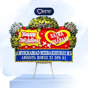 Karangan Bunga Papan Wedding – Jakarta – 4