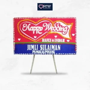BUNGA PAPAN WEDDING – JAKARTA – IG01